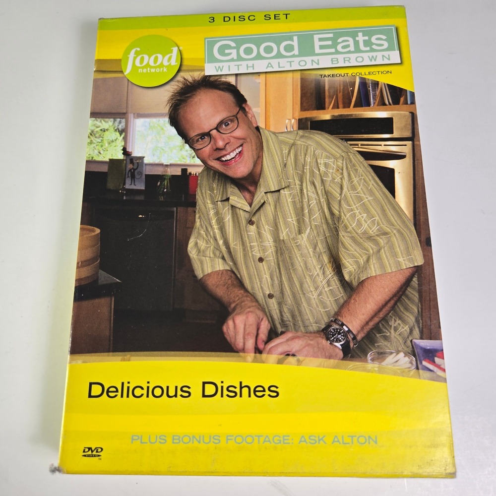Good Eats with Alton Brown Takeout Collection 3 Disc DVD Set Delicious Dishes‎